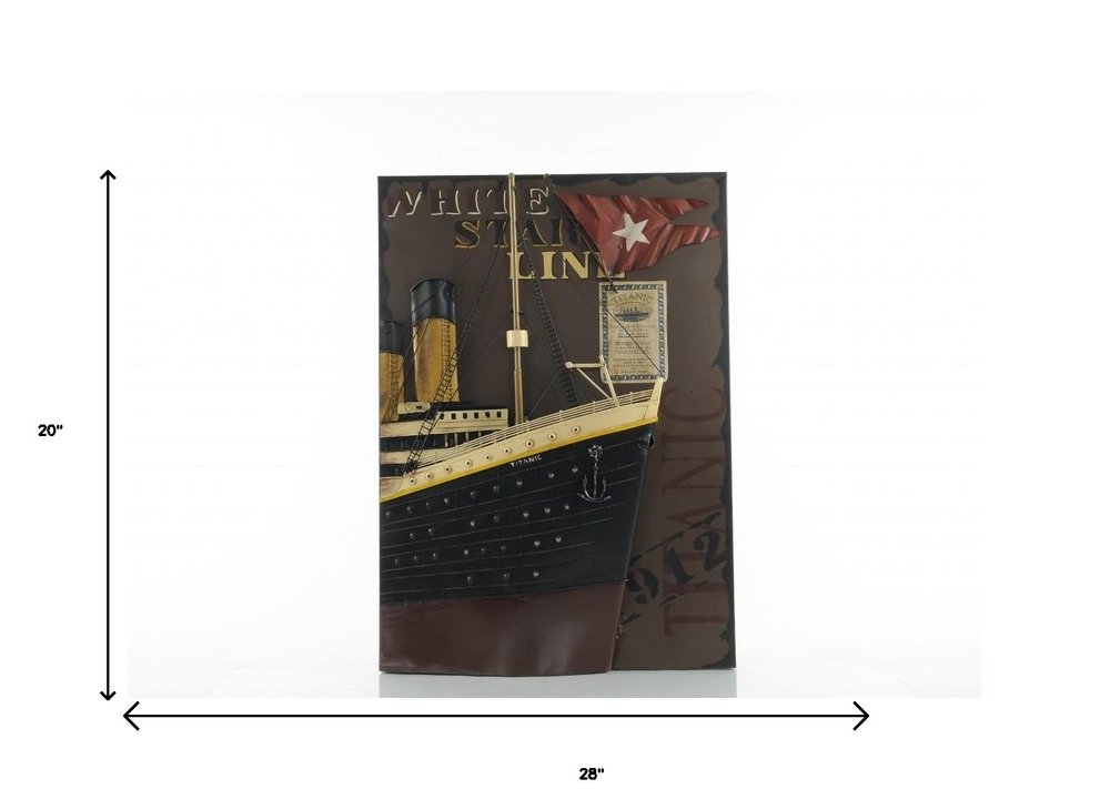 1912 RMS Titanic 3D Front Bow Painting — view 6