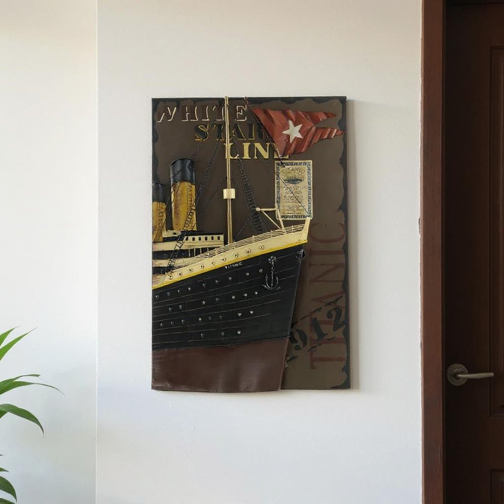1912 RMS Titanic 3D Front Bow Painting