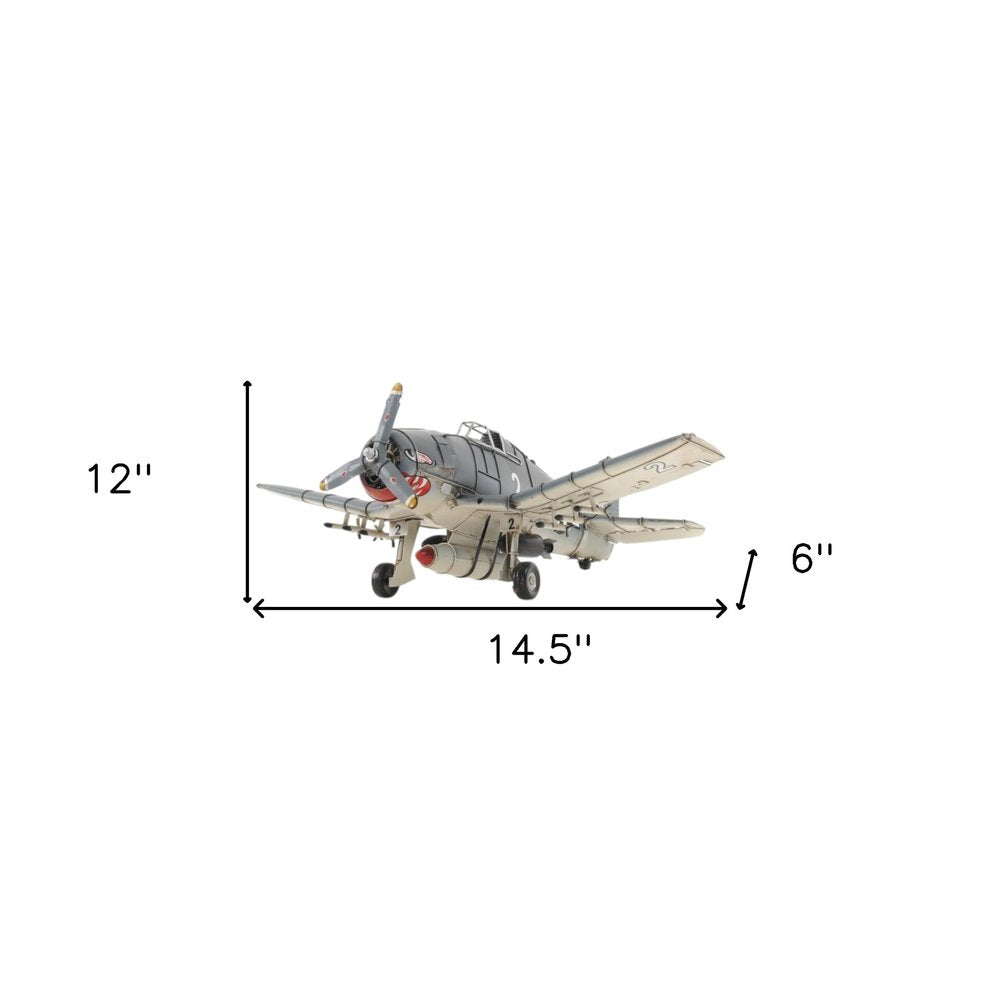 Grumman F6F Hellcat Sculpture HomeRoots