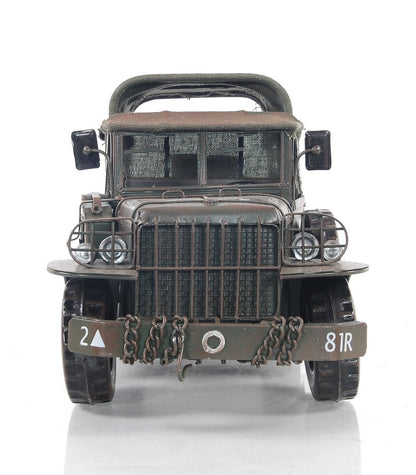 7" Green Metal Hand Painted Model Car HomeRoots