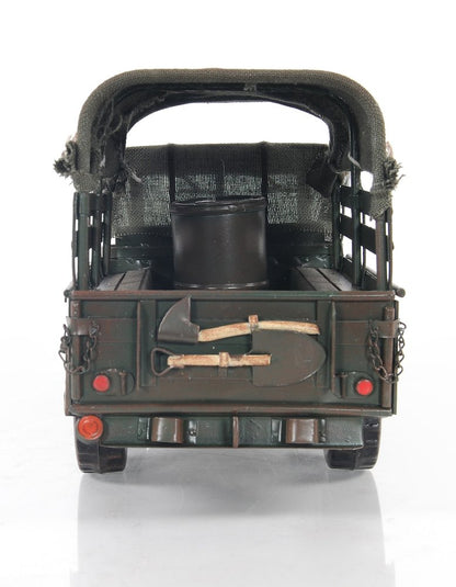 7" Green Metal Hand Painted Model Car HomeRoots