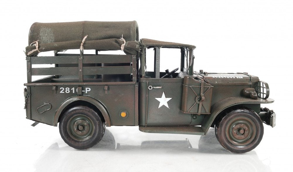 7" Green Metal Hand Painted Model Car HomeRoots