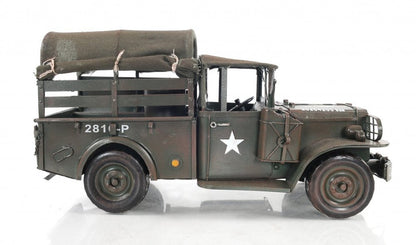 7" Green Metal Hand Painted Model Car HomeRoots