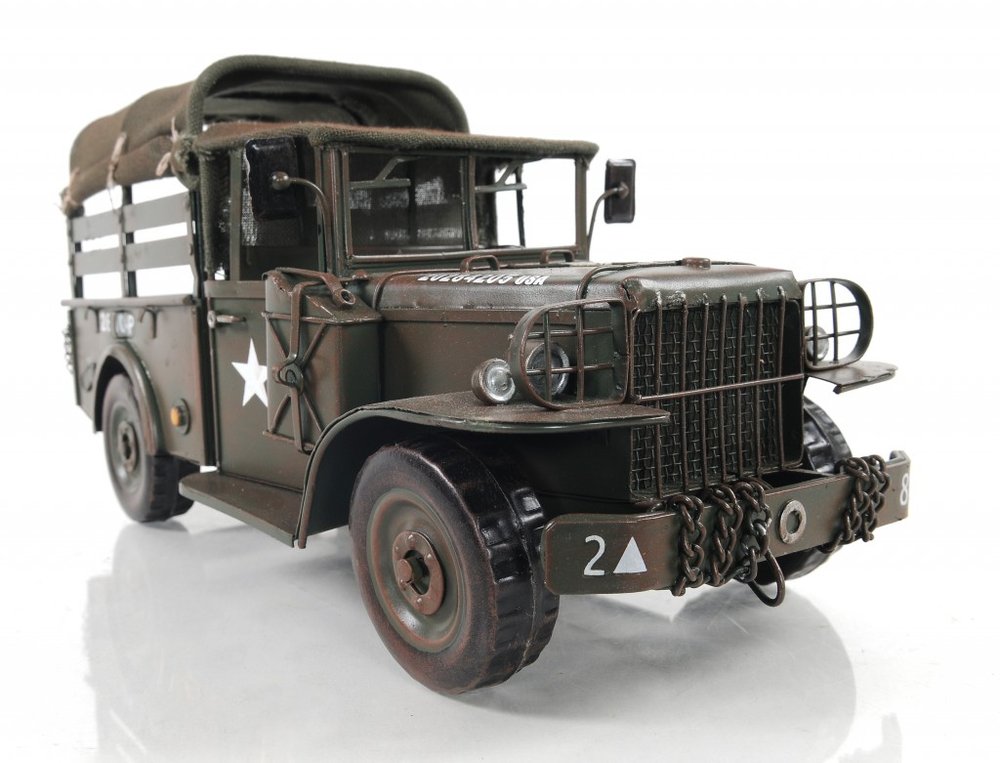 7" Green Metal Hand Painted Model Car HomeRoots