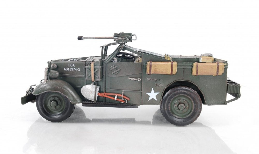 6" Green Metal Hand Painted Model Car HomeRoots