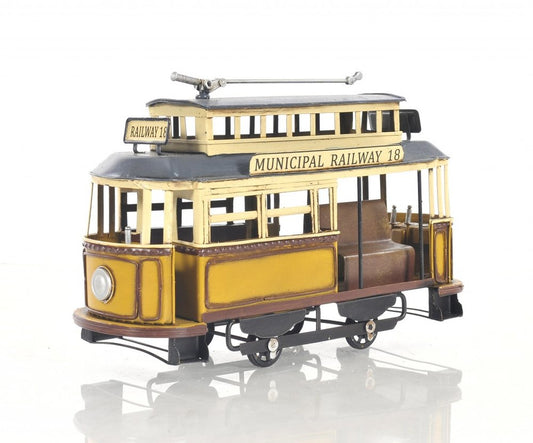 Railway Cable Car Sculpture HomeRoots