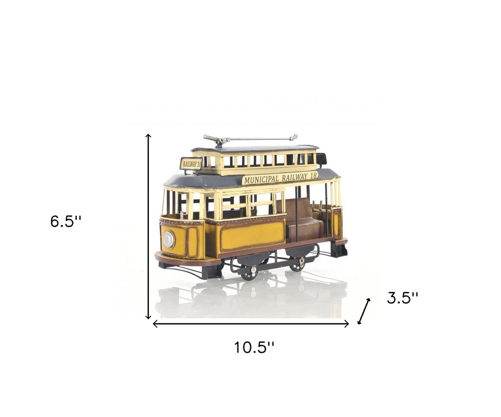 Railway Cable Car Sculpture HomeRoots