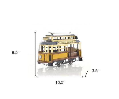 Railway Cable Car Sculpture HomeRoots