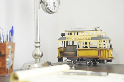 Railway Cable Car Sculpture HomeRoots