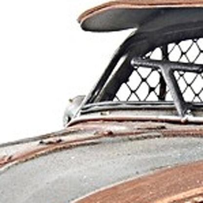 7" Silver Metal Hand Painted Model Car Tabletop Sculpture HomeRoots