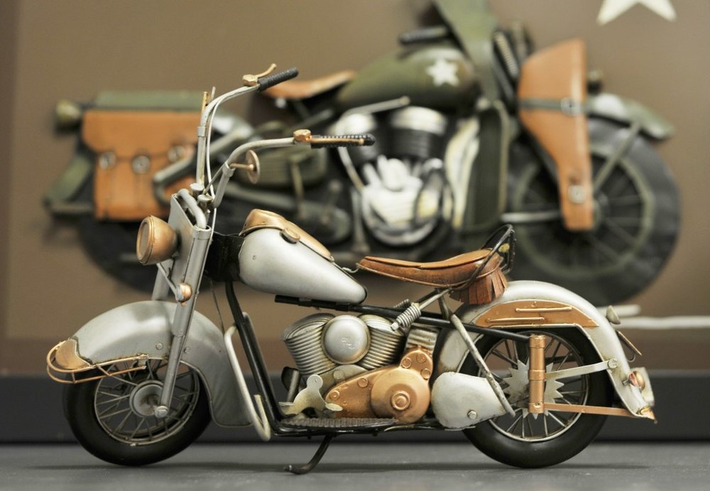 c1957 Harley-Davidson Sportster Sculpture HomeRoots