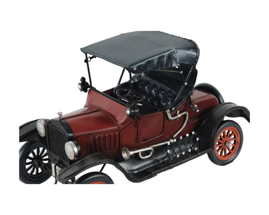 7" Red Metal Hand Painted Model Car HomeRoots