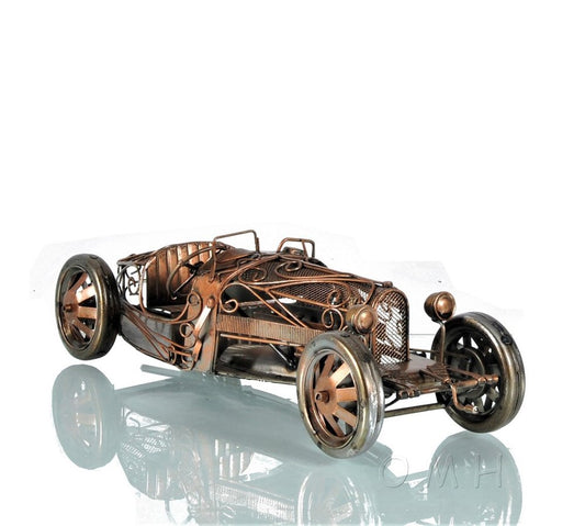 4" Silver Metal Hand Painted Model Car HomeRoots