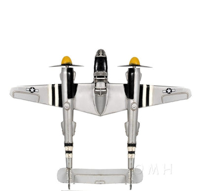 c1941 Lockheed P-38 Lightning Fighter Sculpture HomeRoots