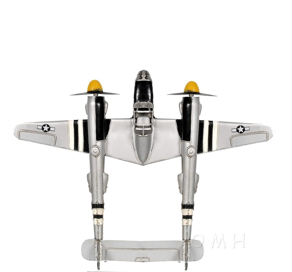c1941 Lockheed P-38 Lightning Fighter Sculpture HomeRoots