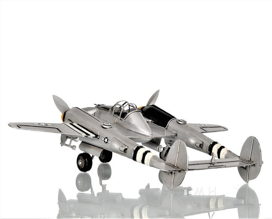 c1941 Lockheed P-38 Lightning Fighter Sculpture HomeRoots