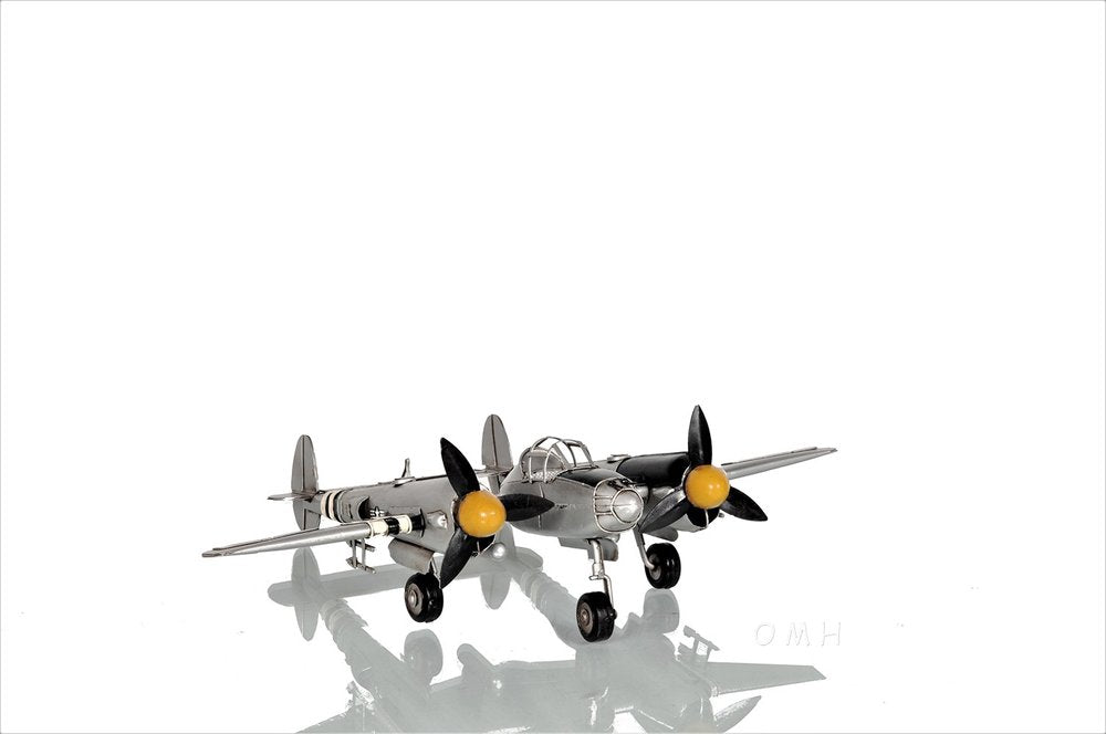 c1941 Lockheed P-38 Lightning Fighter Sculpture HomeRoots