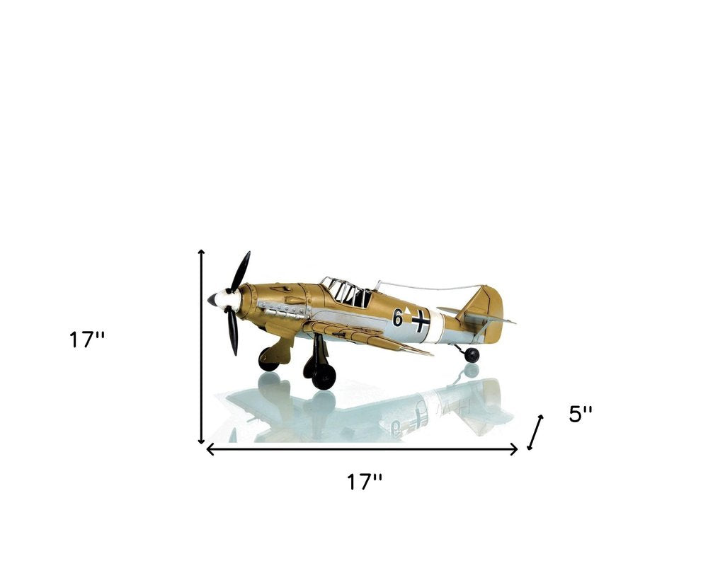 c1935 Messerschmitt BF 109 Fighter Sculpture HomeRoots