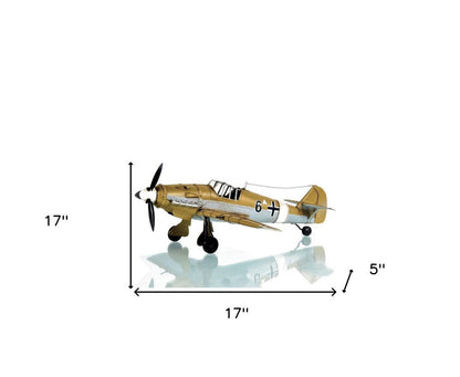 c1935 Messerschmitt BF 109 Fighter Sculpture HomeRoots