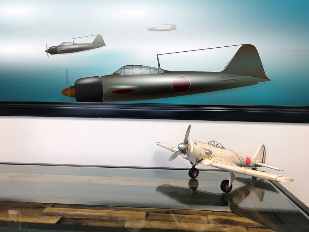c1943 Nakajima Ki-43 Oscar Sculpture HomeRoots