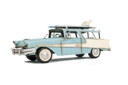 c1957 Blue Ford Country Squire Station Wagon Sculpture HomeRoots