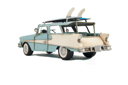 c1957 Blue Ford Country Squire Station Wagon Sculpture