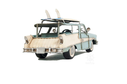c1957 Blue Ford Country Squire Station Wagon Sculpture HomeRoots
