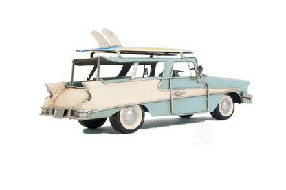 c1957 Blue Ford Country Squire Station Wagon Sculpture HomeRoots
