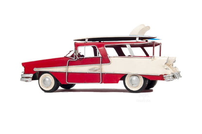 c1957 Red Ford Country Squire Station Wagon Sculpture HomeRoots