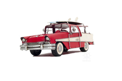 c1957 Red Ford Country Squire Station Wagon Sculpture HomeRoots