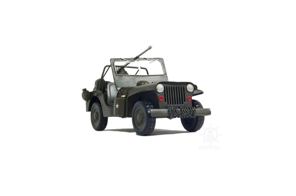 c1941 Green Willys MB Overland Jeep HomeRoots