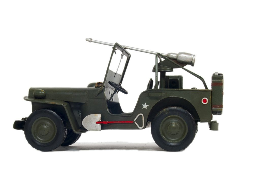 6" Green Metal Hand Painted Model Car HomeRoots