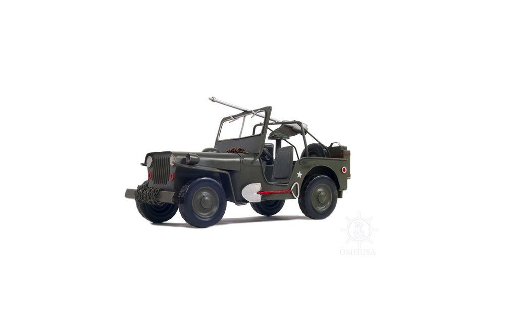 c1941 Green Willys MB Overland Jeep HomeRoots