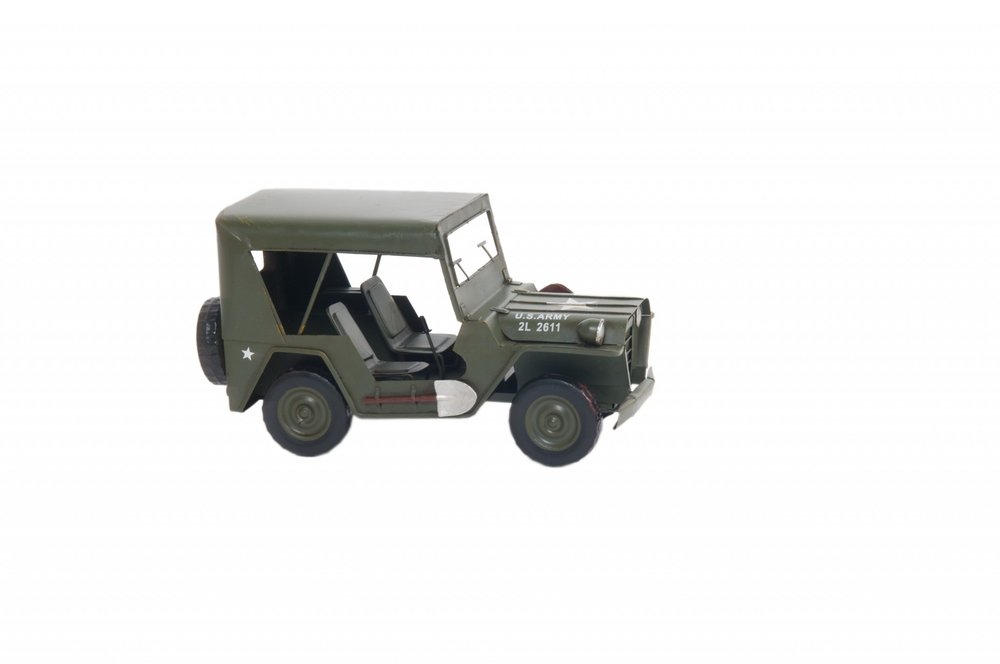 c1940 Willys Quad Overland Jeep Sculpture HomeRoots