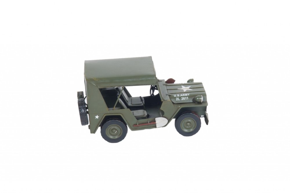 c1940 Willys Quad Overland Jeep Sculpture HomeRoots