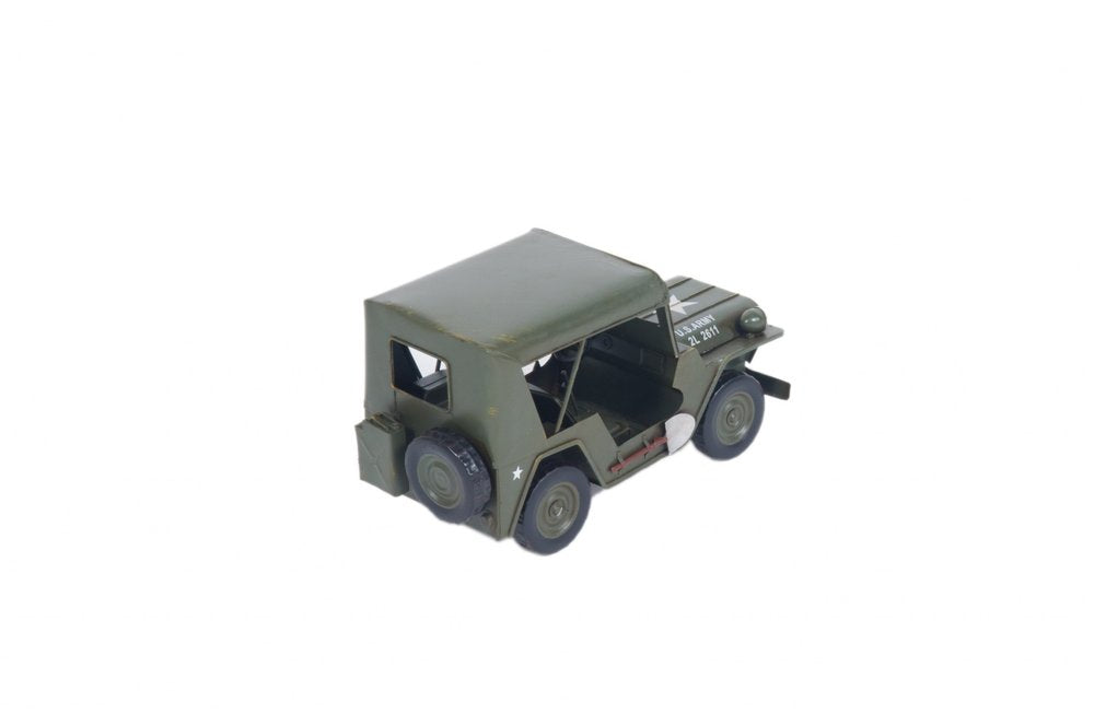 c1940 Willys Quad Overland Jeep Sculpture HomeRoots