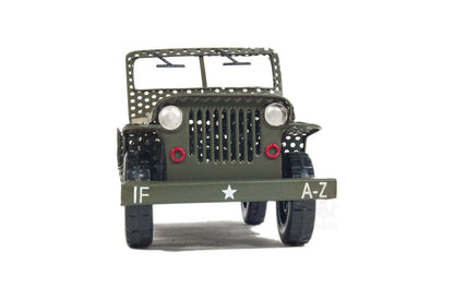7" Green Metal Hand Painted Model Car HomeRoots