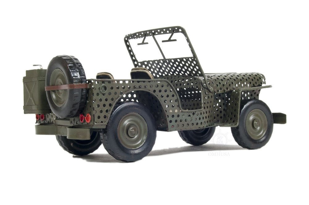 7" Green Metal Hand Painted Model Car HomeRoots
