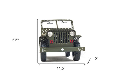 c1945 Willys CJ-2A Overland Jeep Sculpture