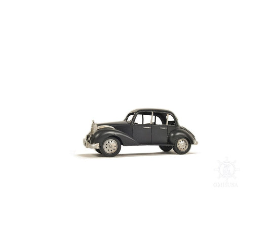 5" Gray Metal Hand Painted Model Car Tabletop Sculpture HomeRoots