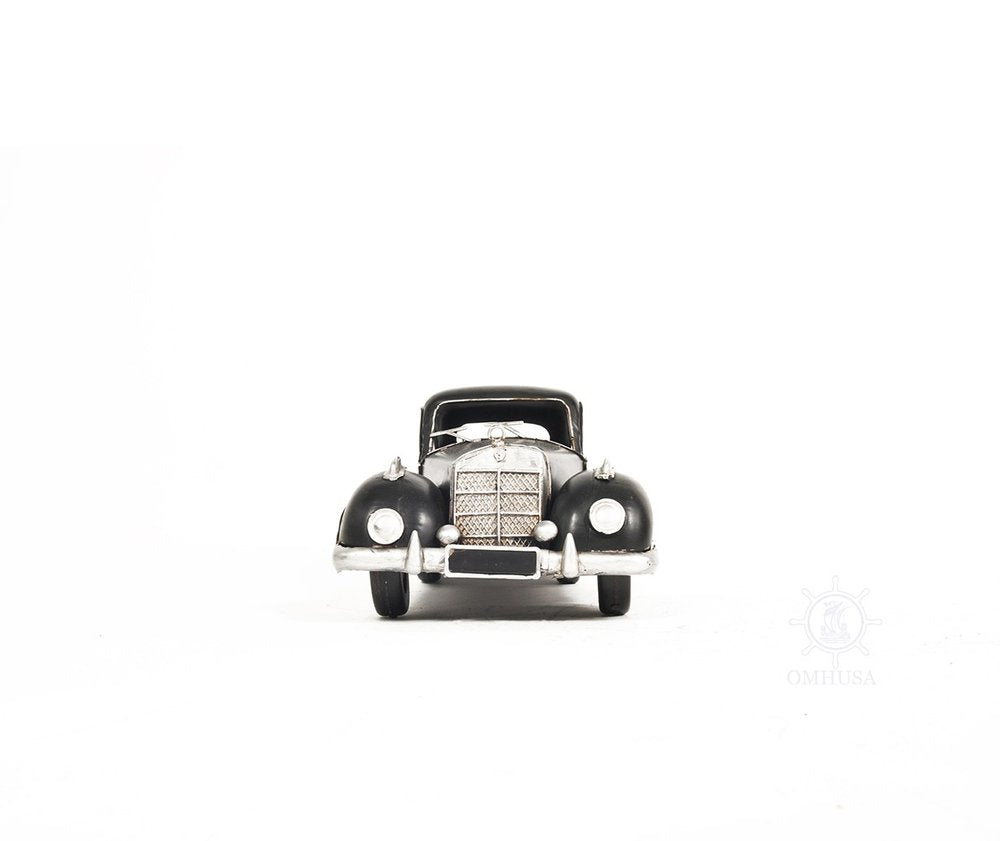 5" Gray Metal Hand Painted Model Car Tabletop Sculpture HomeRoots