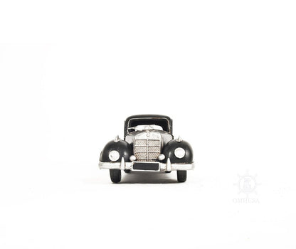5" Gray Metal Hand Painted Model Car Tabletop Sculpture HomeRoots