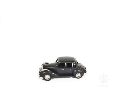 5" Gray Metal Hand Painted Model Car Tabletop Sculpture HomeRoots