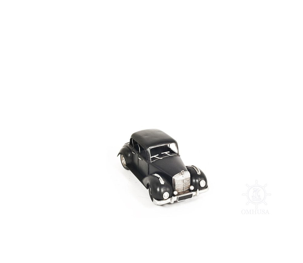 5" Gray Metal Hand Painted Model Car Tabletop Sculpture HomeRoots