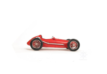 6" Red Metal Hand Painted Model Car Tabletop Sculpture HomeRoots