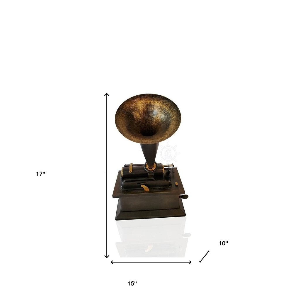 c1901 Edison Standard Phonograph Replica Sculpture HomeRoots