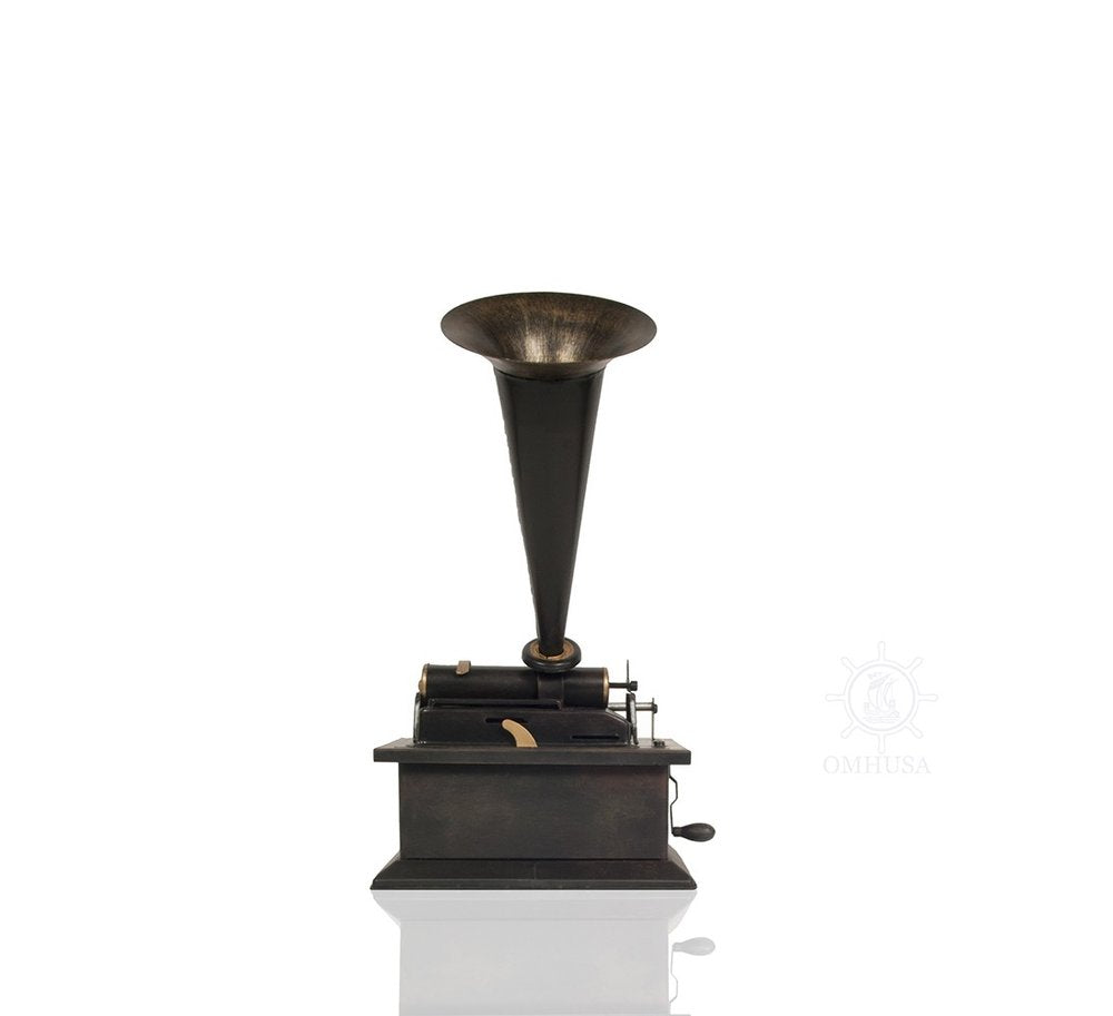 c1901 Edison Standard Phonograph Replica Sculpture HomeRoots