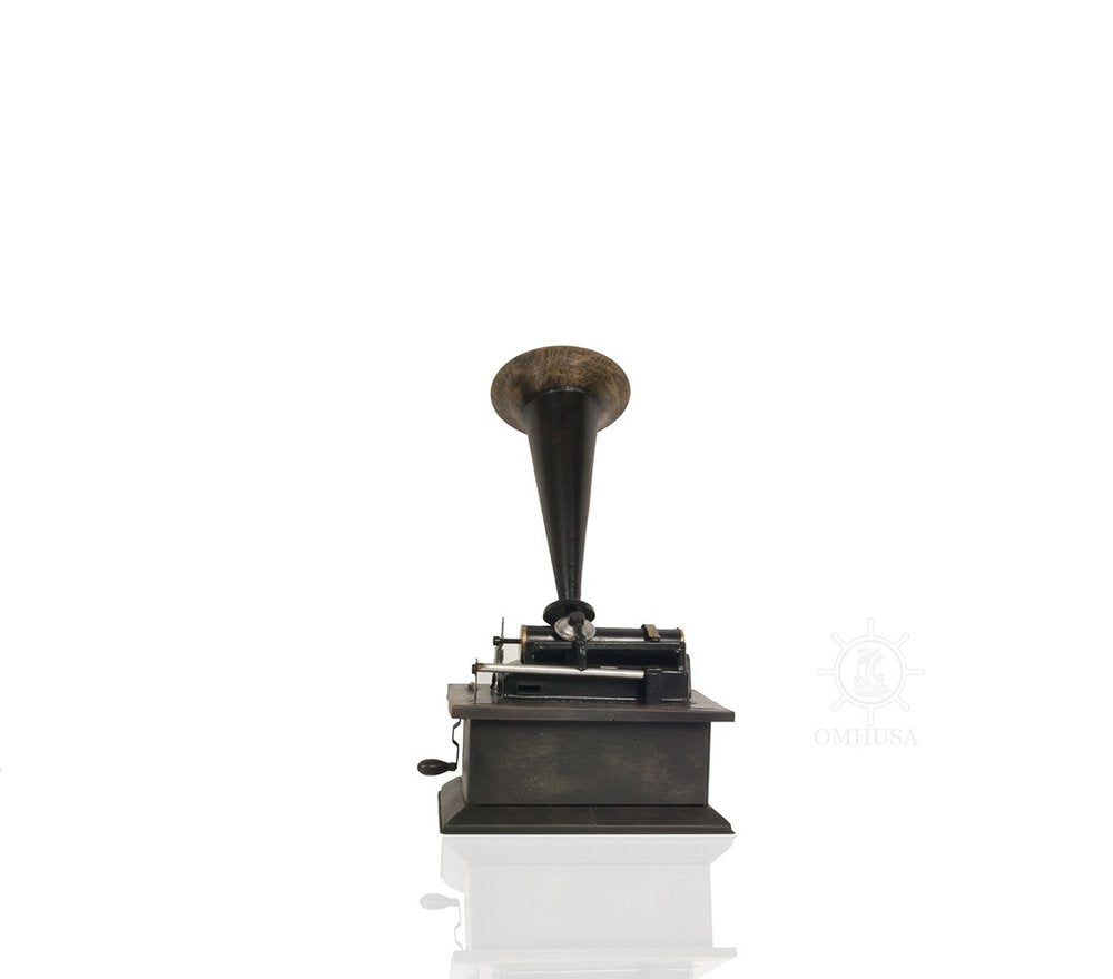 c1901 Edison Standard Phonograph Replica Sculpture HomeRoots