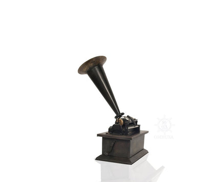 c1901 Edison Standard Phonograph Replica Sculpture HomeRoots