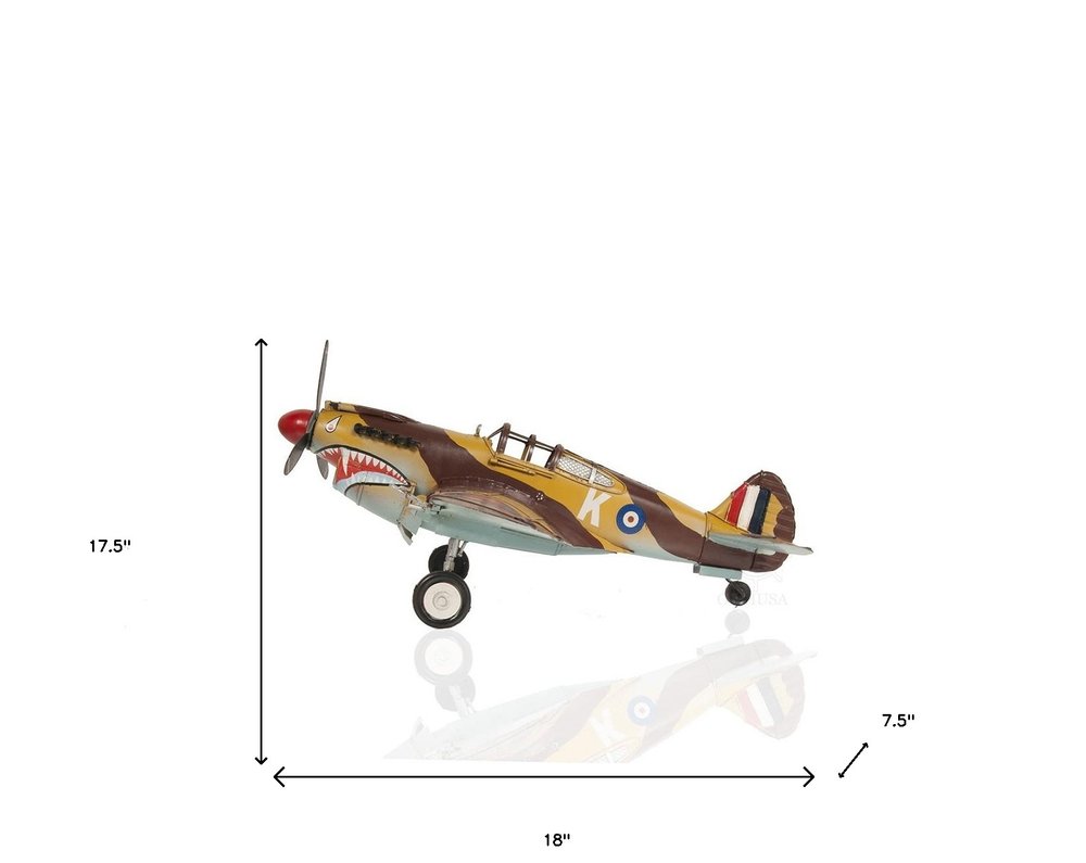 c1941 Curtiss Hawk 81A Large Sculpture HomeRoots